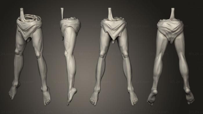 Miscellaneous figurines and statues (Victims Legs 2, STKR_2644) 3D models for cnc