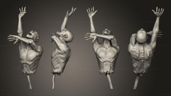 Miscellaneous figurines and statues (Victims Victim half, STKR_2645) 3D models for cnc