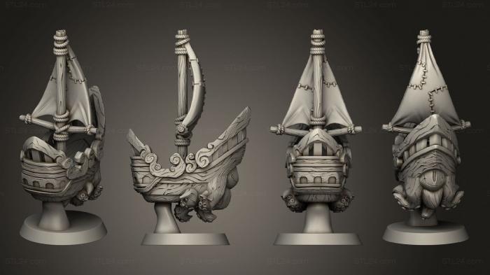 Miscellaneous figurines and statues (Voidflayer Frigate, STKR_2649) 3D models for cnc