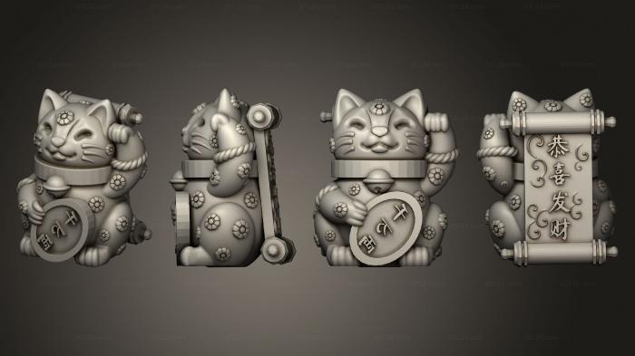 Wukong Journey to the West waving cat