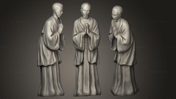 Religious statues (Nativity scene figurine Joseph Beln Porcelain, STKRL_0002) 3D models for cnc