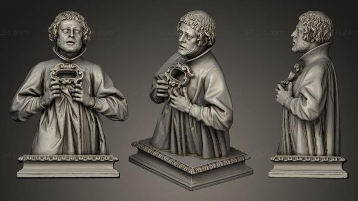 Статуи религиозные (Реликарио де Сан-Франциско Хавьер, STKRL_0007) 3D модель для ЧПУ станка