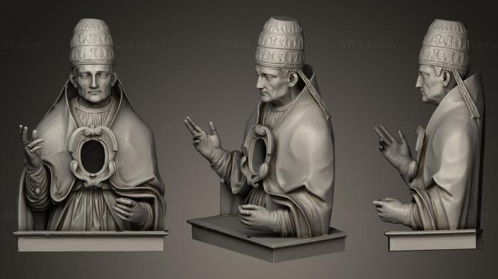 Статуи религиозные (Реликварий Святого Григория, STKRL_0008) 3D модель для ЧПУ станка