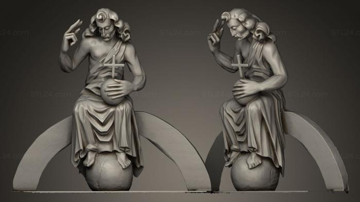 Статуи религиозные (Иисус Пантократор, STKRL_0016) 3D модель для ЧПУ станка
