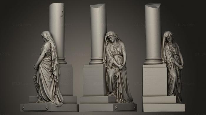 Religious statues ([veyard monument6, STKRL_0105) 3D models for cnc