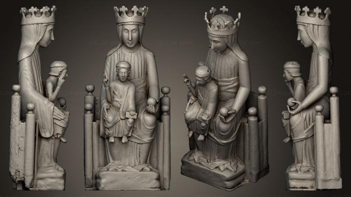 Religious statues (Marededu de Veciana 4, STKRL_0119) 3D models for cnc