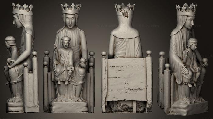 Religious statues (Marededu de Veciana, STKRL_0120) 3D models for cnc