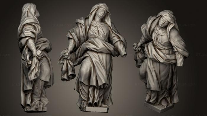 Religious statues (Saint Veronika Sv Veronika, STKRL_0131) 3D models for cnc