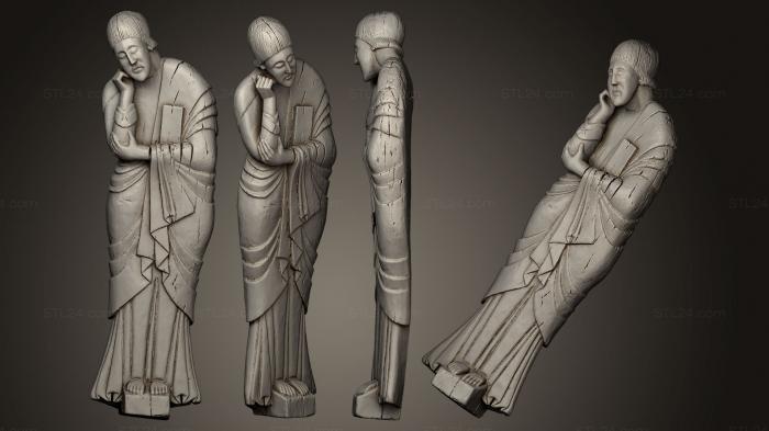 Religious statues (Sant Joan Davallament, STKRL_0139) 3D models for cnc
