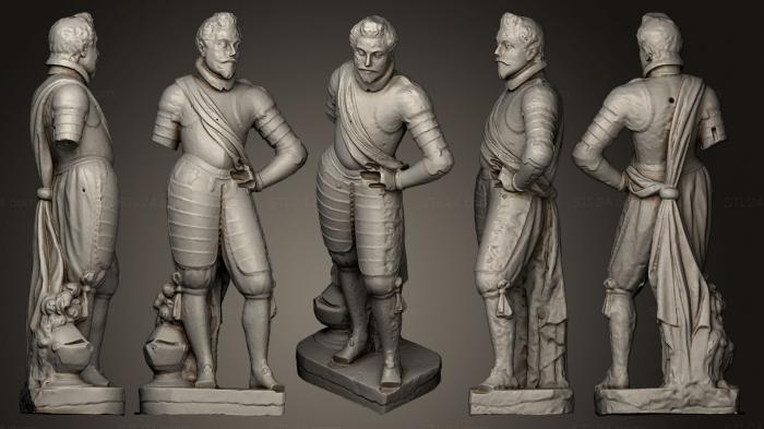Religious statues (Statue de Pierre de Libertat, STKRL_0147) 3D models for cnc