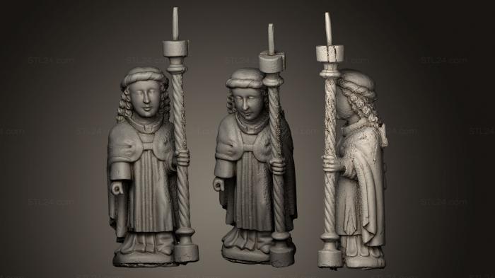 Religious statues (Angel from Njutnger Sweden, STKRL_0159) 3D models for cnc