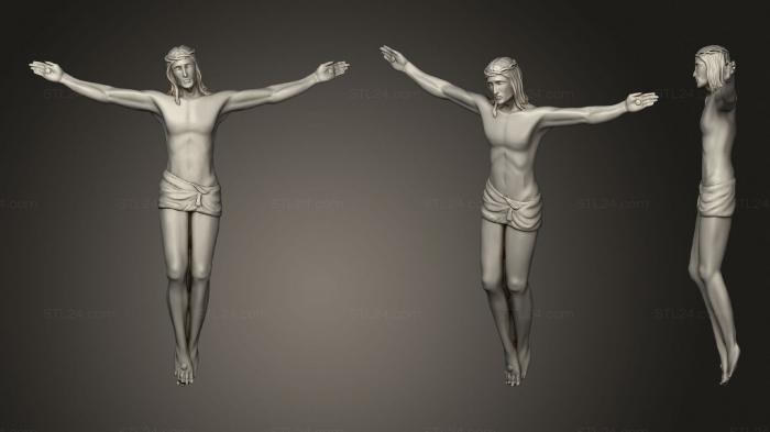 Статуи религиозные (Статуэтка Христа, STKRL_0184) 3D модель для ЧПУ станка