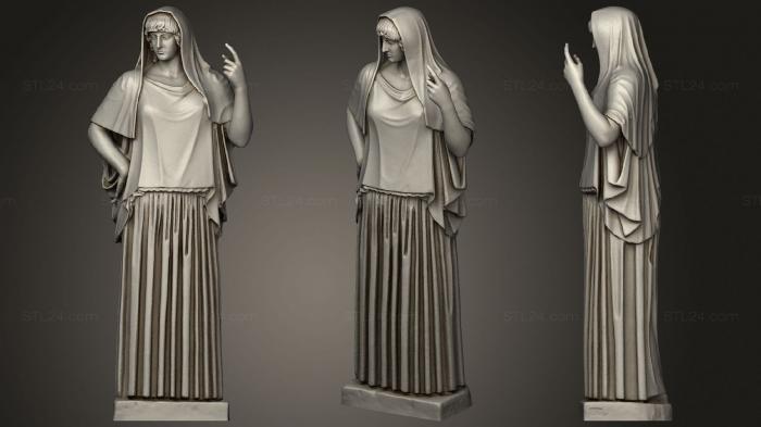 Religious statues (Hera Hestia Giustiniani, STKRL_0189) 3D models for cnc