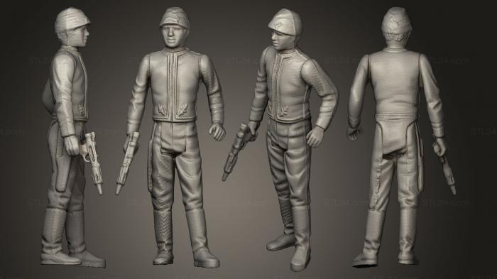 Military figurines (Bespin Security Guard 2nd Version, STKW_0026) 3D models for cnc