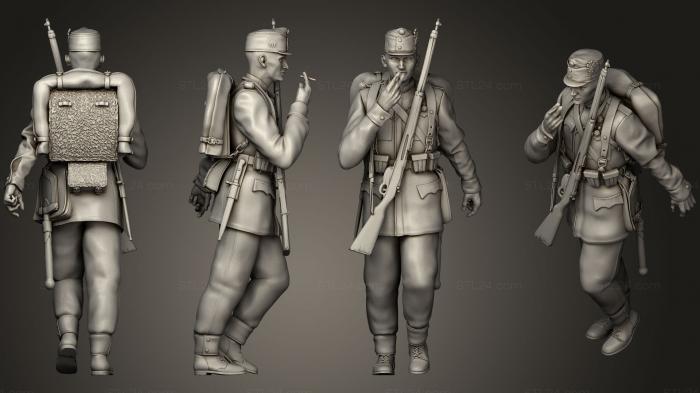 Military figurines (Austria soldiers 1 1, STKW_0268) 3D models for cnc