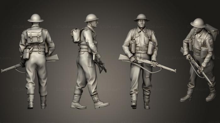 Military figurines (British soldiers 215 1, STKW_0292) 3D models for cnc