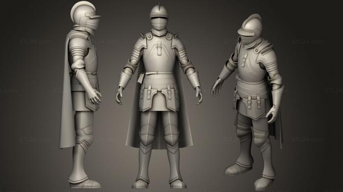 Military figurines (rmor Suit Kitbash 052, STKW_0501) 3D models for cnc