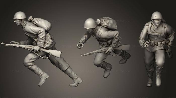 Military figurines (soldiers 2 Russia23 1, STKW_0524) 3D models for cnc