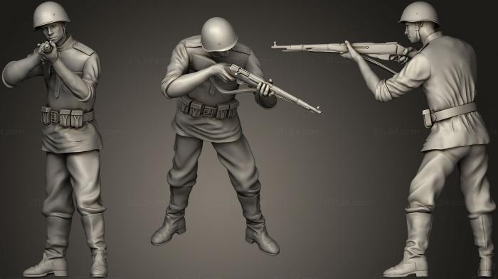 Military figurines (soldiers 2 Russia23 5, STKW_0528) 3D models for cnc