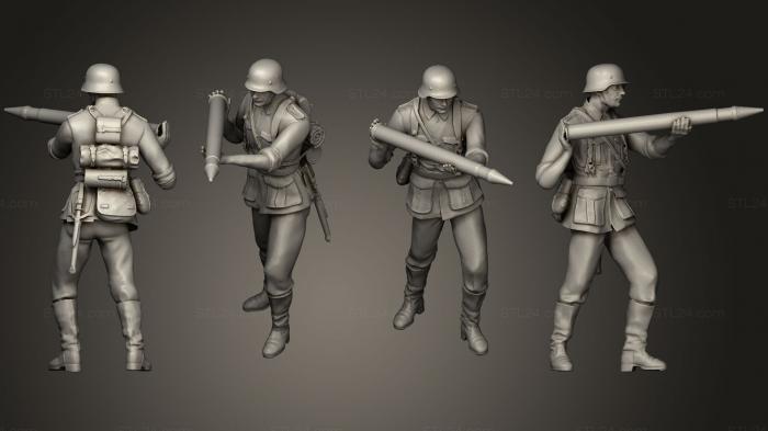 Military figurines (soldiers for Flak 11, STKW_0552) 3D models for cnc