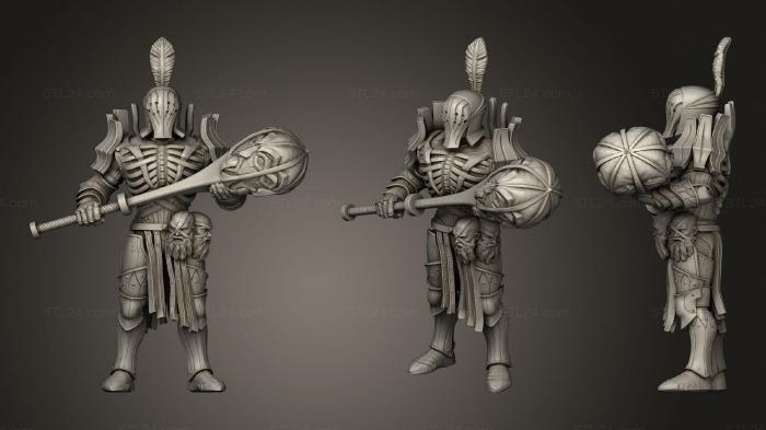 Статуэтки военные (Амладрил 40 эльфийский рыцарь смерти 41, STKW_0596) 3D модель для ЧПУ станка