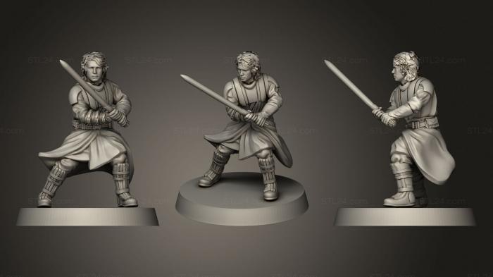 Military figurines (Anakin Skywalker, STKW_0599) 3D models for cnc