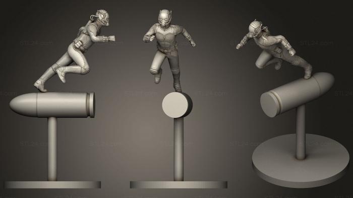 Military figurines (Antman bullet, STKW_0608) 3D models for cnc