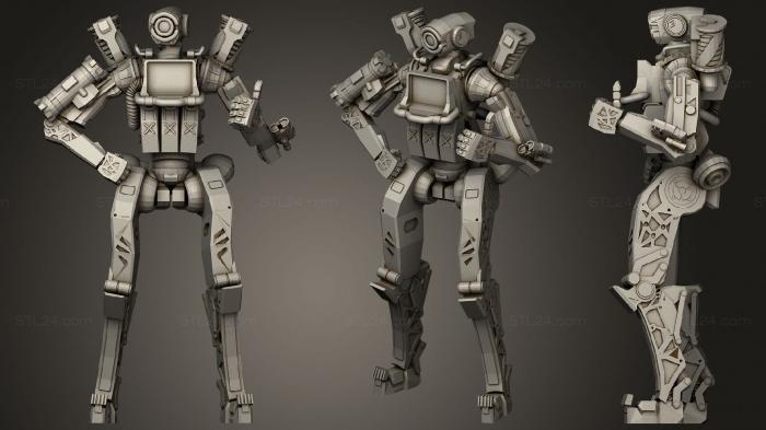 Military figurines (Apex Legends Pathfinder, STKW_0613) 3D models for cnc