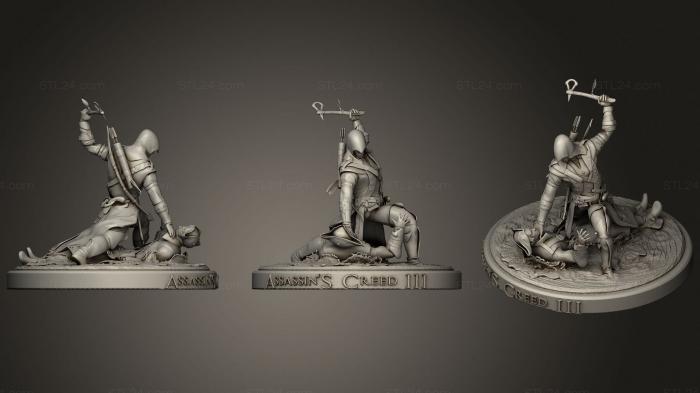 Military figurines (Asscreed3, STKW_0624) 3D models for cnc