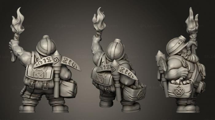 Military figurines (Baldur the Adventurer, STKW_0637) 3D models for cnc