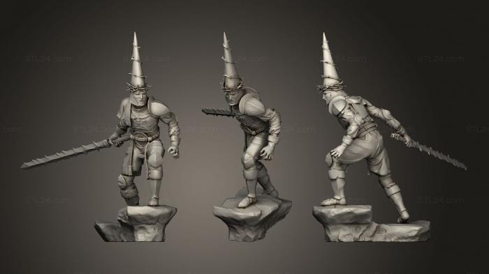 Military figurines (Blasphemous the Penitent One, STKW_0666) 3D models for cnc