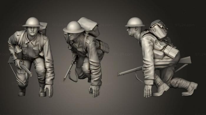 Military figurines (British soldiers 2 003, STKW_0677) 3D models for cnc