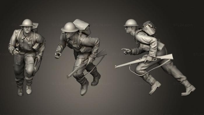 Military figurines (British soldiers 2 005, STKW_0679) 3D models for cnc