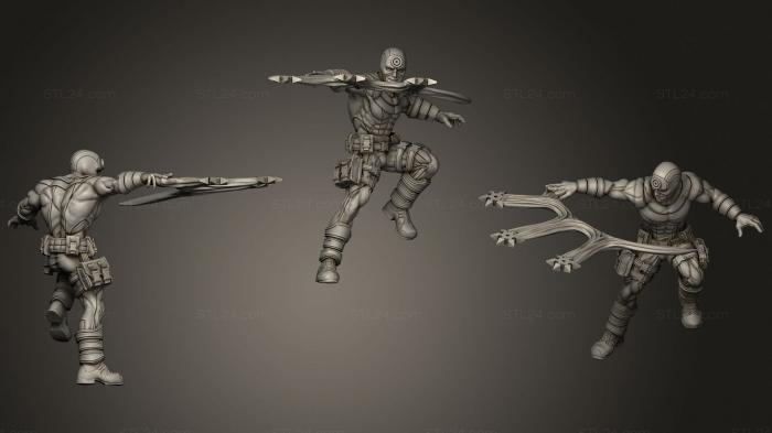 Military figurines (Bullseye A, STKW_0696) 3D models for cnc