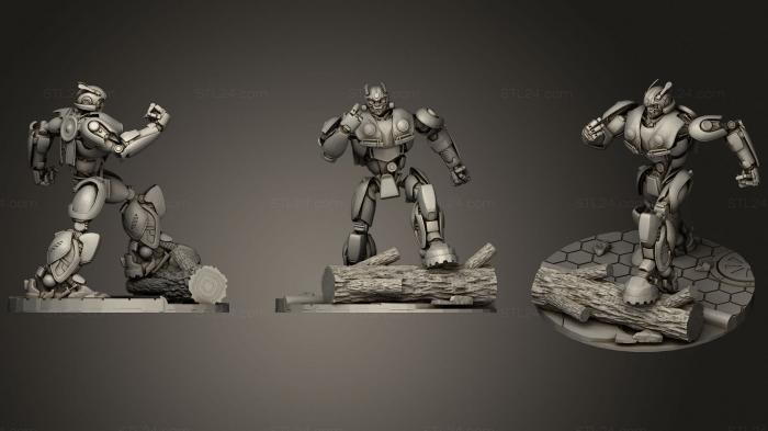 Military figurines (Bumblebee Movie 2019 2, STKW_0697) 3D models for cnc