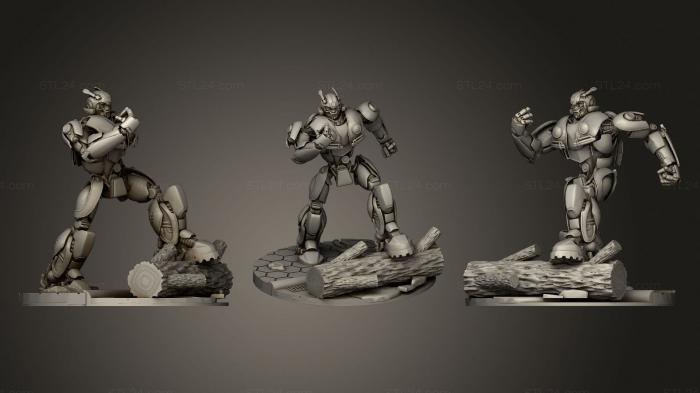 Military figurines (Bumblebee movie 2019 3, STKW_0698) 3D models for cnc