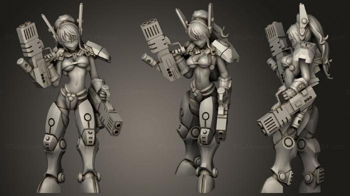 Military figurines (Commander Echi Sun, STKW_0747) 3D models for cnc