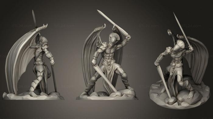 Military figurines (Daemondian, STKW_0778) 3D models for cnc