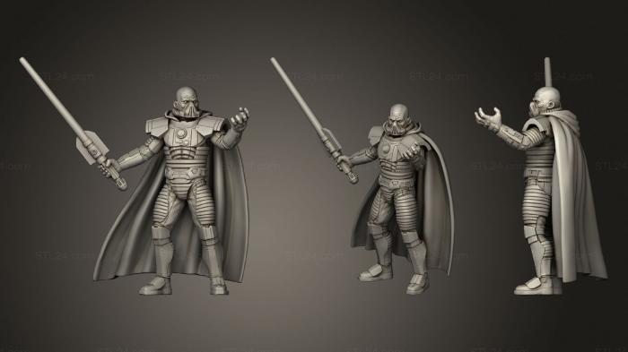 Military figurines (Darth Malgus A, STKW_0796) 3D models for cnc
