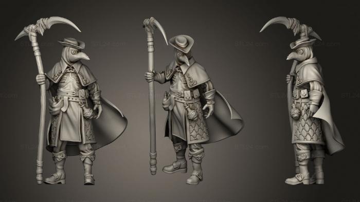 Military figurines (Death Companion, STKW_0802) 3D models for cnc