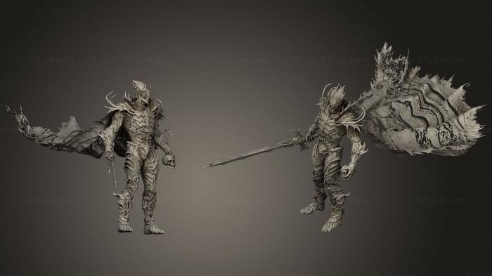 Military figurines (Demon creature, STKW_0807) 3D models for cnc