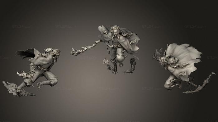 Military figurines (Demon Slayer Rengoku Kyoujurou, STKW_0810) 3D models for cnc