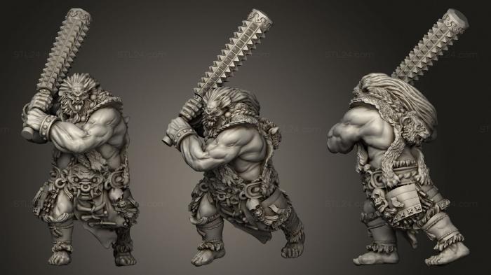 Military figurines (Dragon Empire Oni 1, STKW_0826) 3D models for cnc