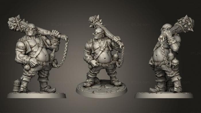 Military figurines (Dunn Half Ogre, STKW_0845) 3D models for cnc