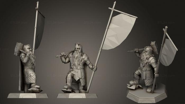 Military figurines (Durin the Deathless (repaired), STKW_0846) 3D models for cnc