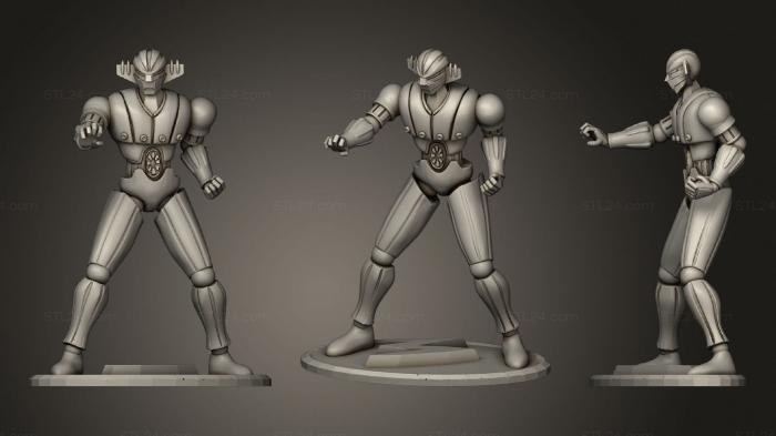 Military figurines (El vengador kotetsu jeeg robotekmania, STKW_0895) 3D models for cnc