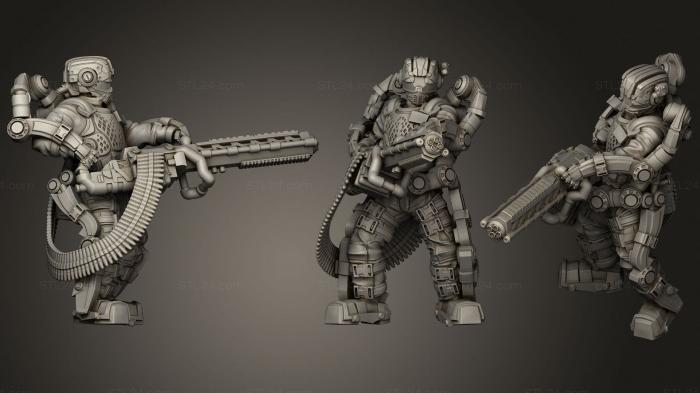 Military figurines (Endoskeleton Hitter, STKW_0912) 3D models for cnc