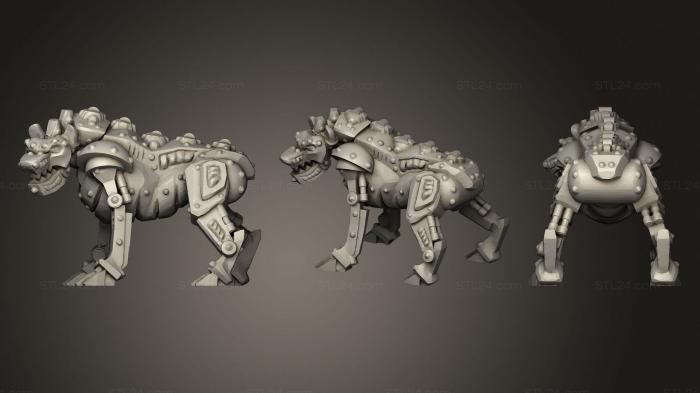 Military figurines (Enforcer Robot Dog, STKW_0913) 3D models for cnc