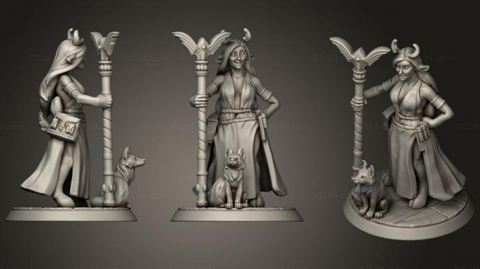 Military figurines (Faun cleric, STKW_0934) 3D models for cnc
