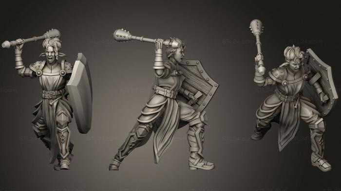 Military figurines (Firbolg Cleric Annote, STKW_0960) 3D models for cnc